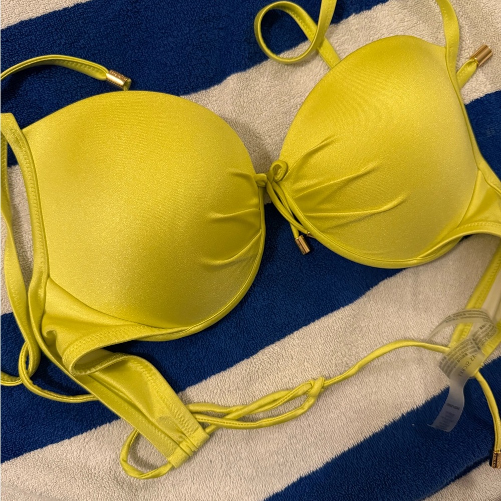 Vibrant Yellow Bikini Top
